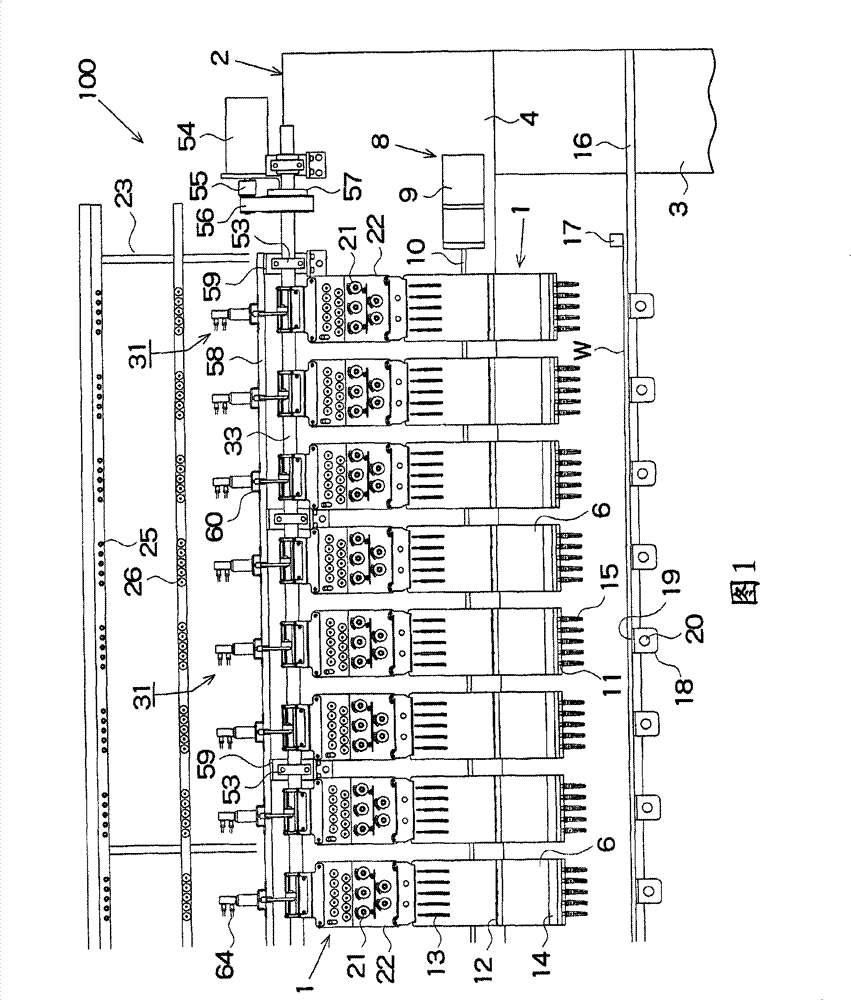 Needle thread feeding device for multi-needle embroidery sewing machine