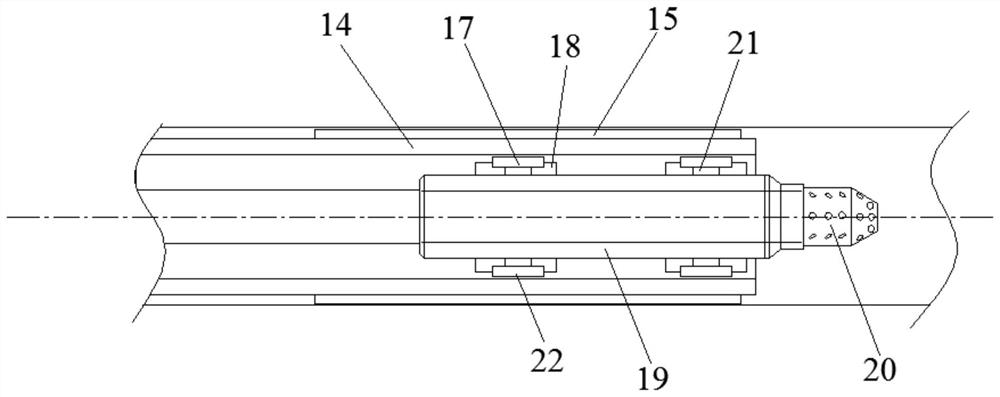 Automatic horizontal grouting device for grouting reinforcement of coal mine roof