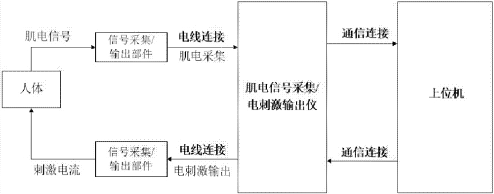 Multichannel electrical stimulation device based on myoelectricity feedback