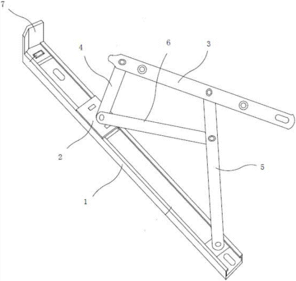 Casement window hinge, manufacturing method of casement window hinge, and casement window using casement window hinge