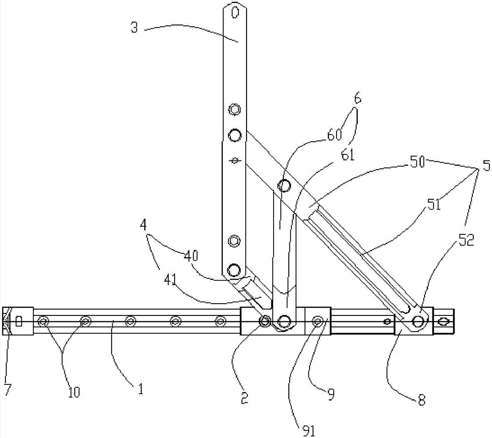 Casement window hinge, manufacturing method of casement window hinge, and casement window using casement window hinge