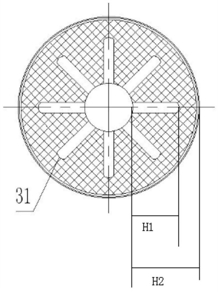 Single-compartment dual-thrust solid rocket engine and rocket