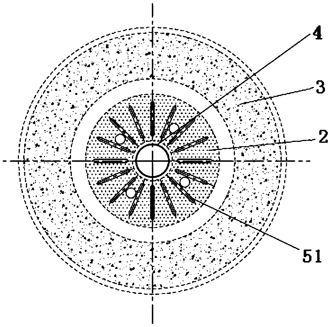 A combined fixed-bed reactor and the device formed therefrom