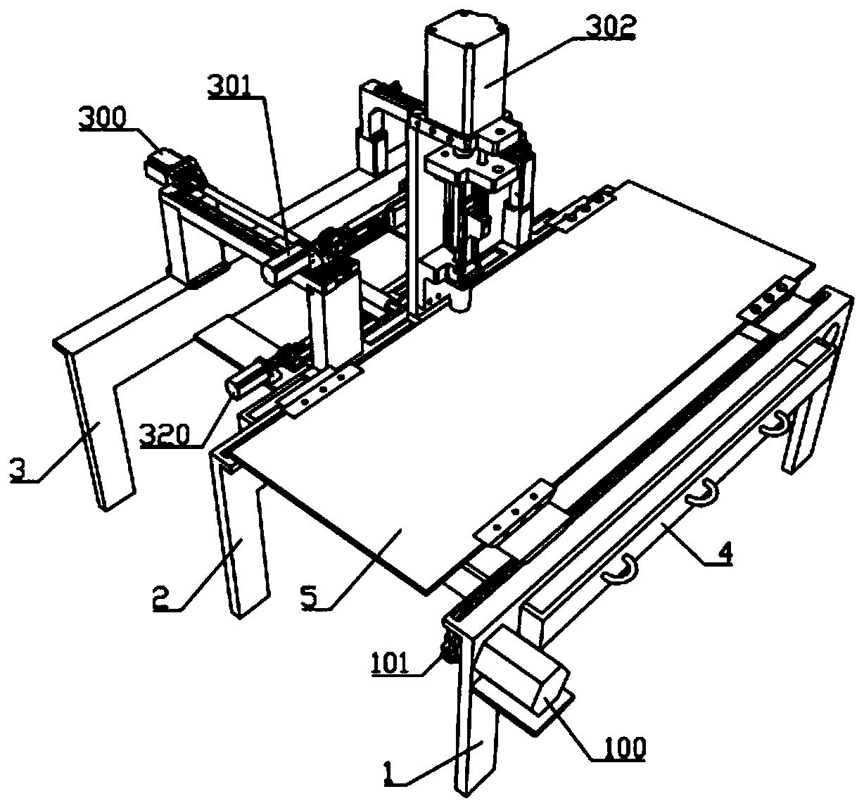 Numerical control door plate punching waste treatment device and using method thereof