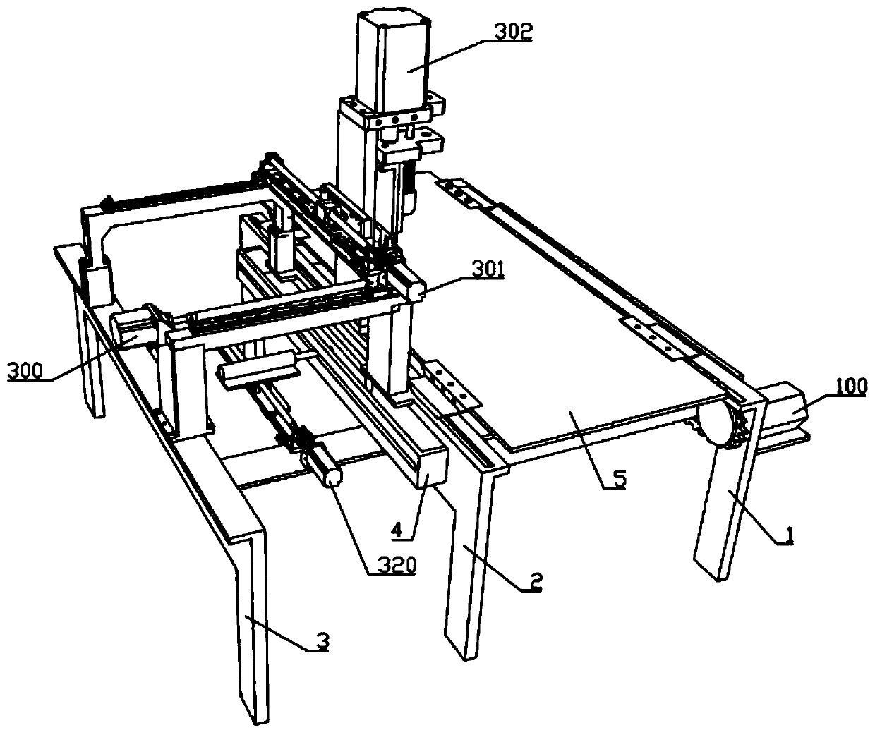 Numerical control door plate punching waste treatment device and using method thereof