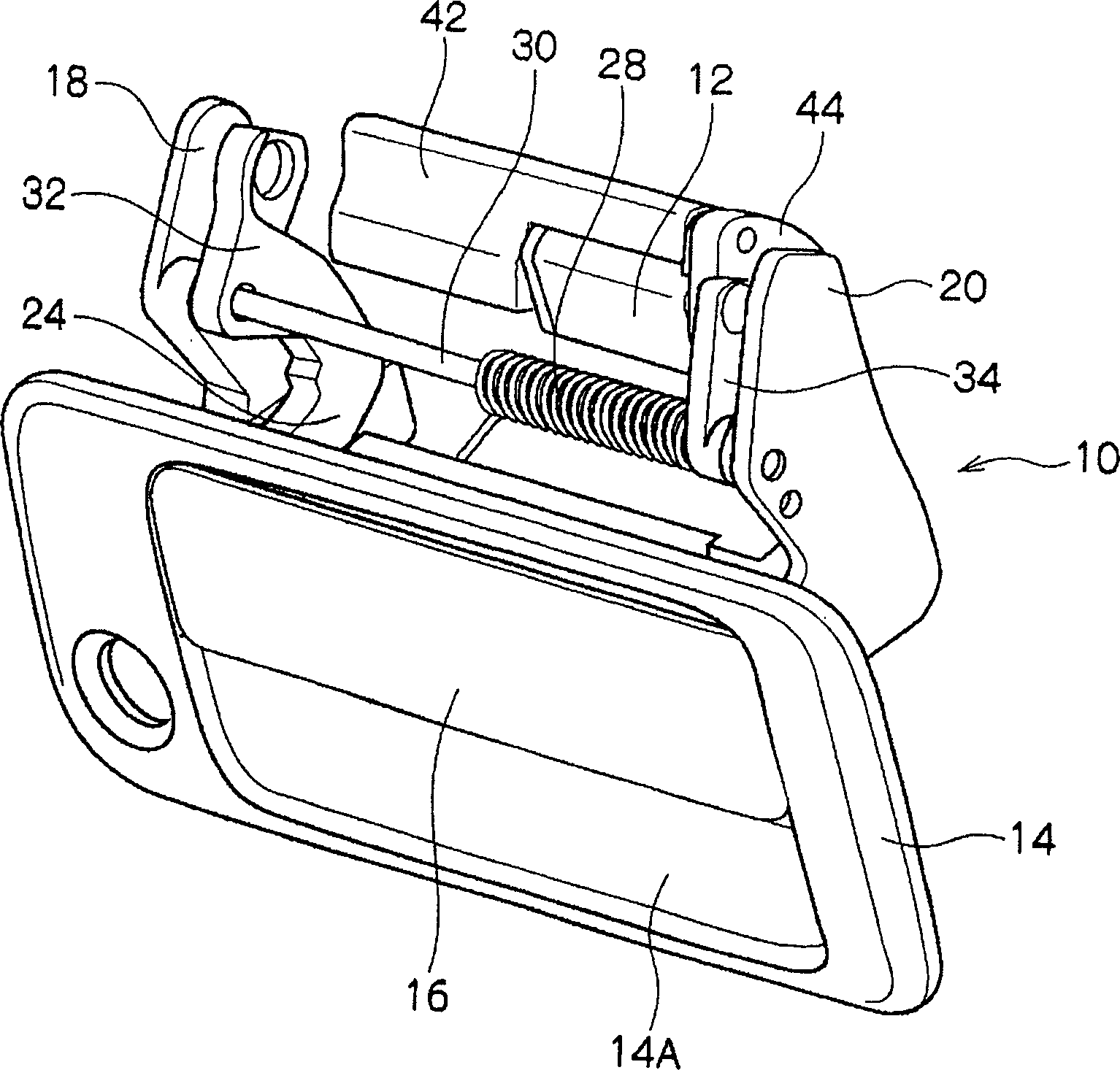 Damper and door handle having the same