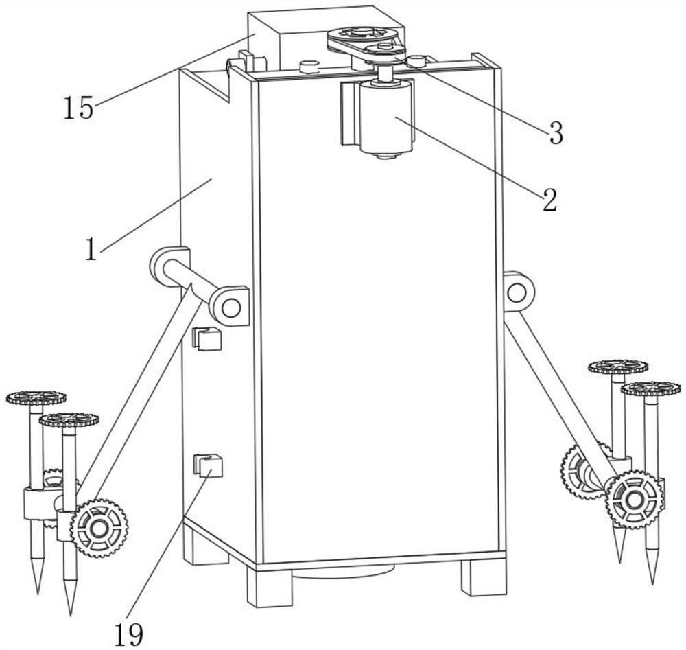 Hydrogeological drilling same-diameter repeated water pumping device