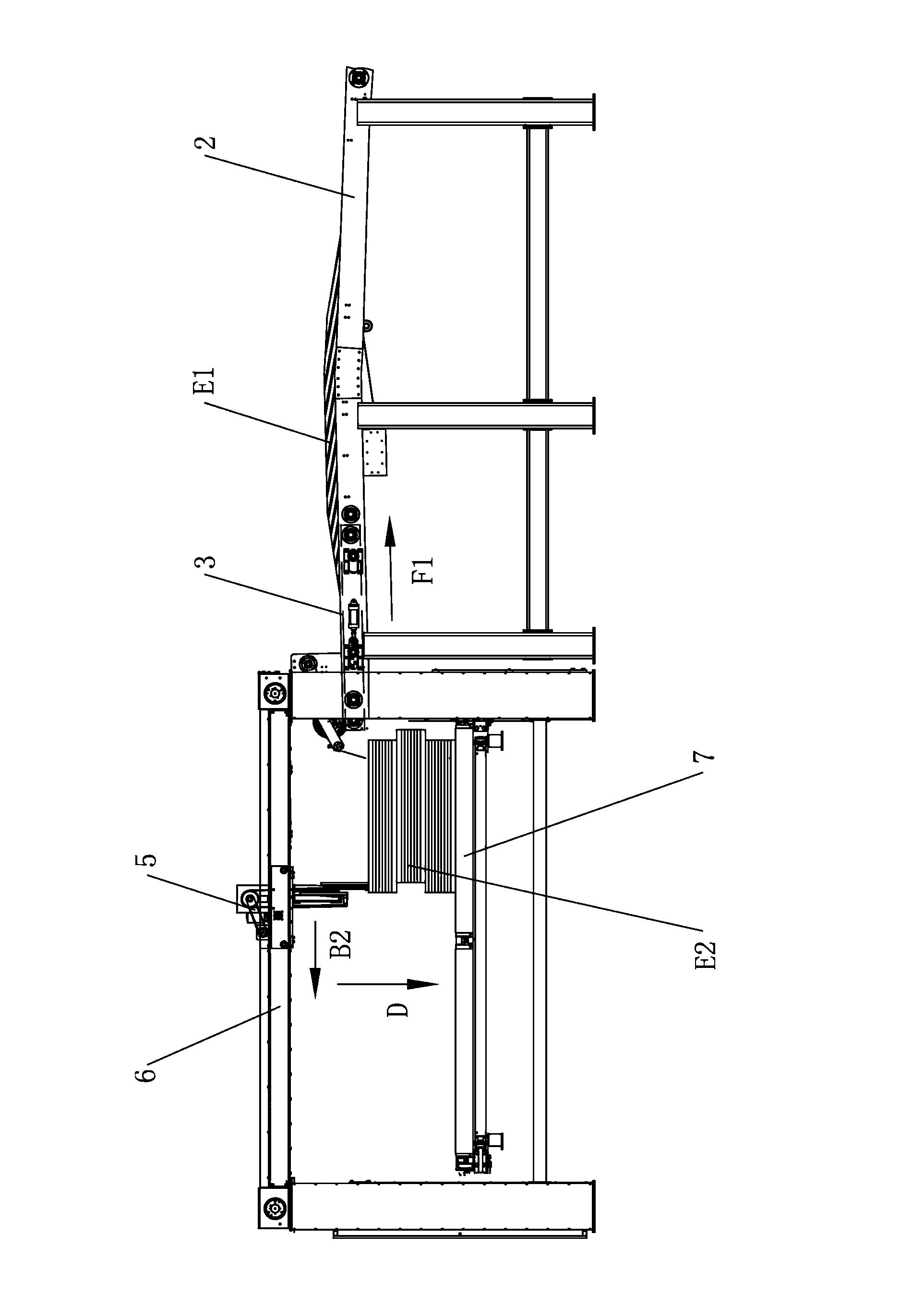 Automatic paperboard staggered stacking device