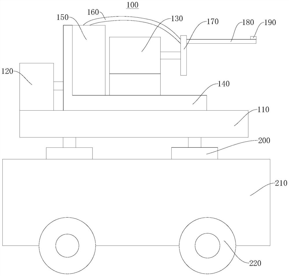 Water gap dredging method and water gap dredging device