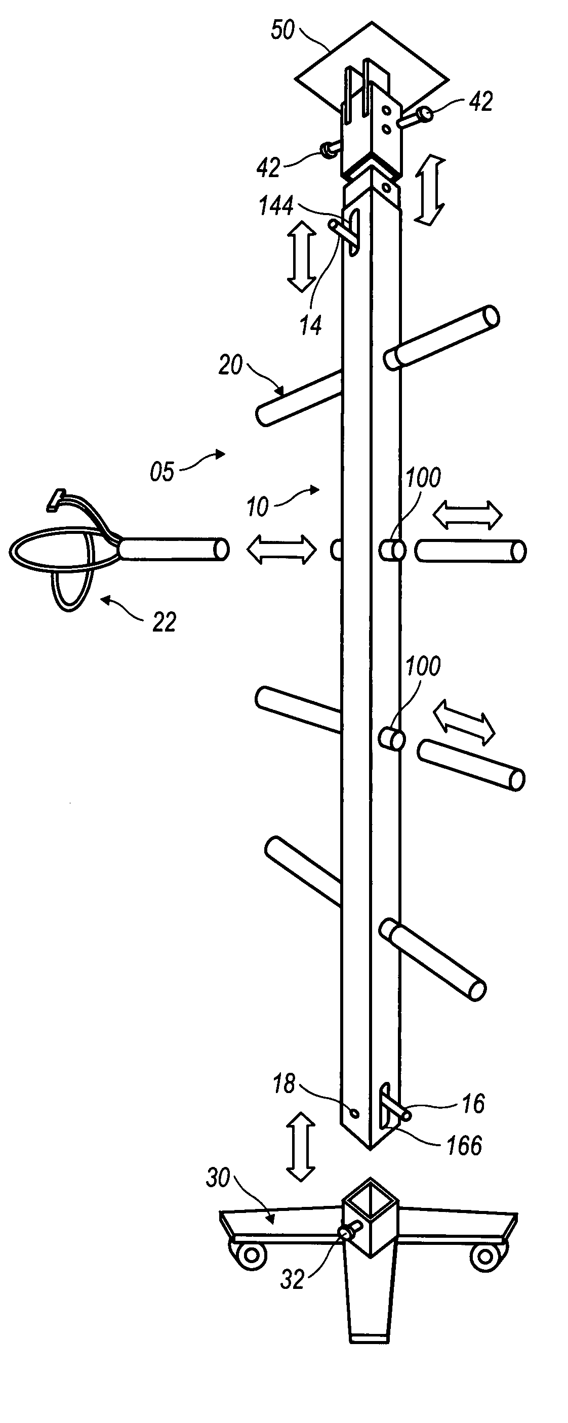 Articulating modular storage system