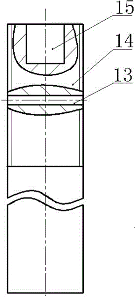 High-speed spinning cup internal flow field dynamic pressure wireless measuring device