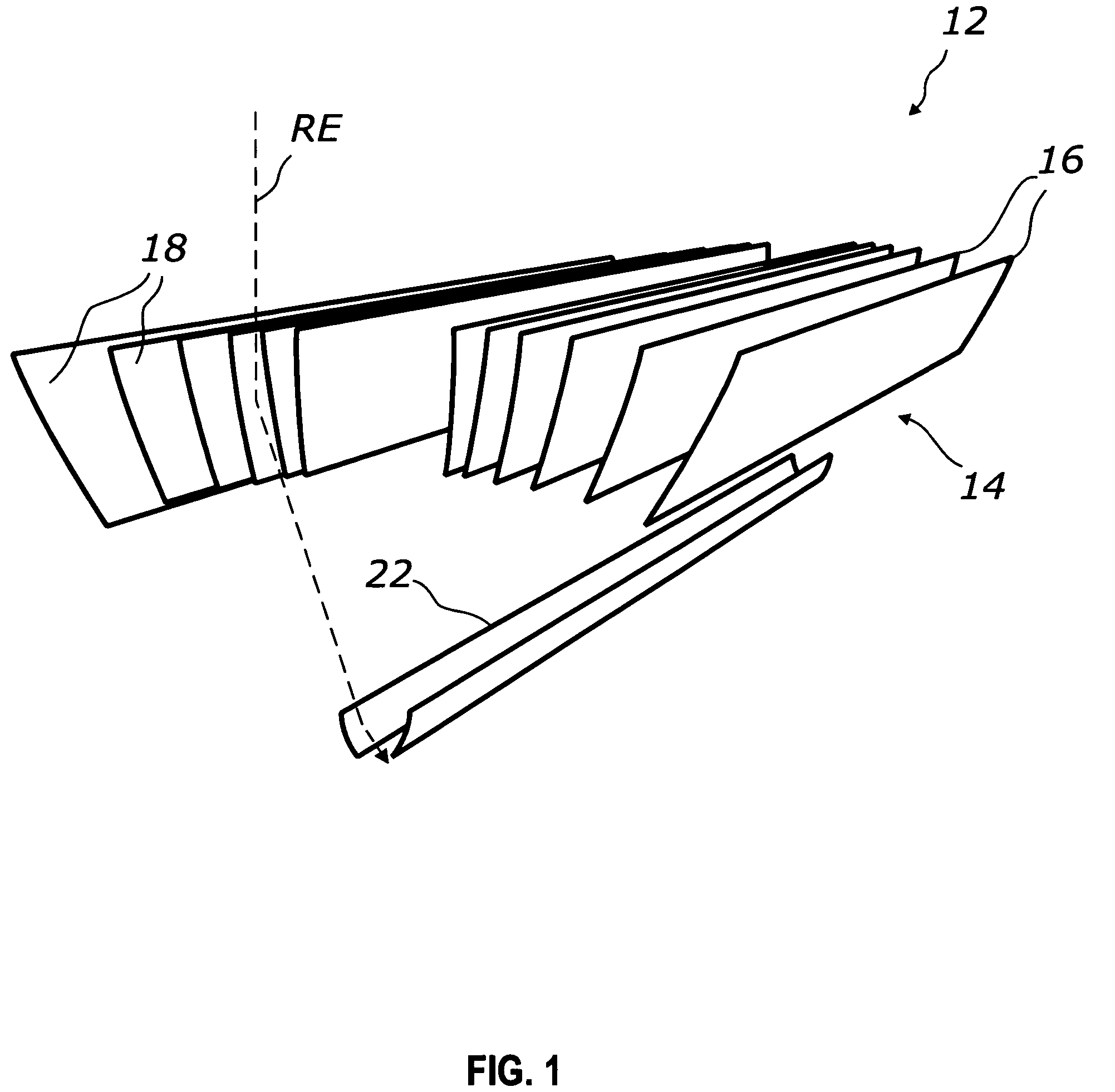 Multistage system for radiant energy flux transformation comprising an array of slat-like reflectors