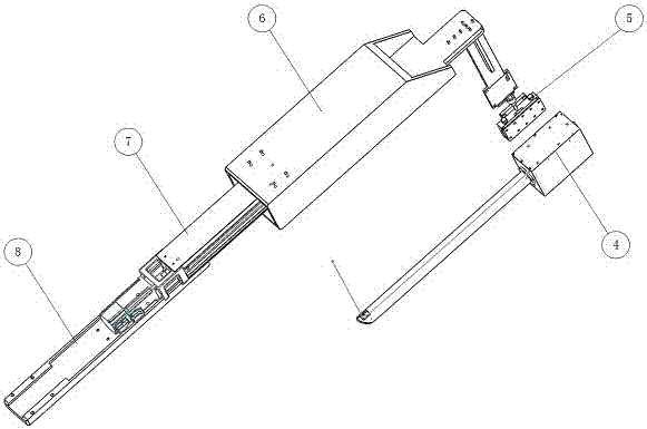 Portable non-contact digital device for peeping and measuring inner cavity morphology of object