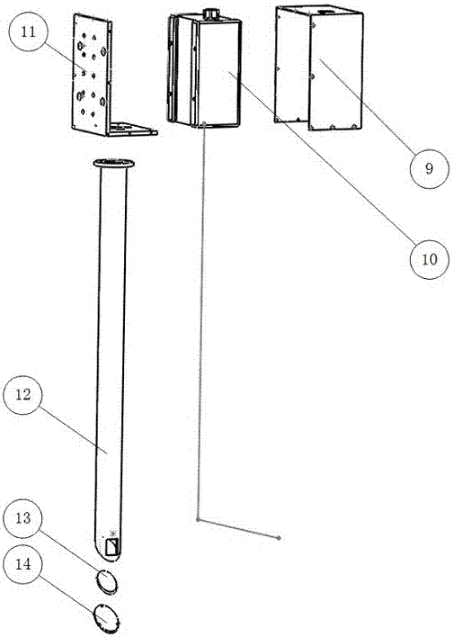 Portable non-contact digital device for peeping and measuring inner cavity morphology of object