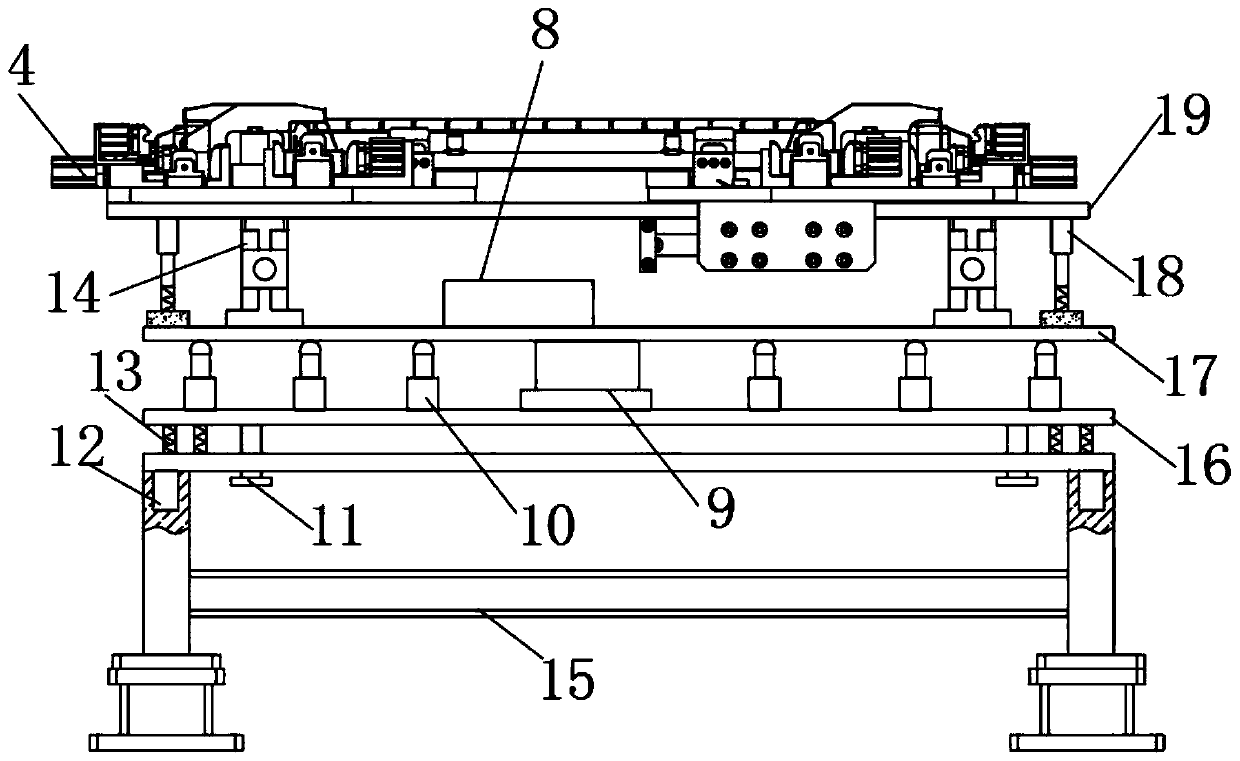 An assembly protection device for an electronic product shell frame