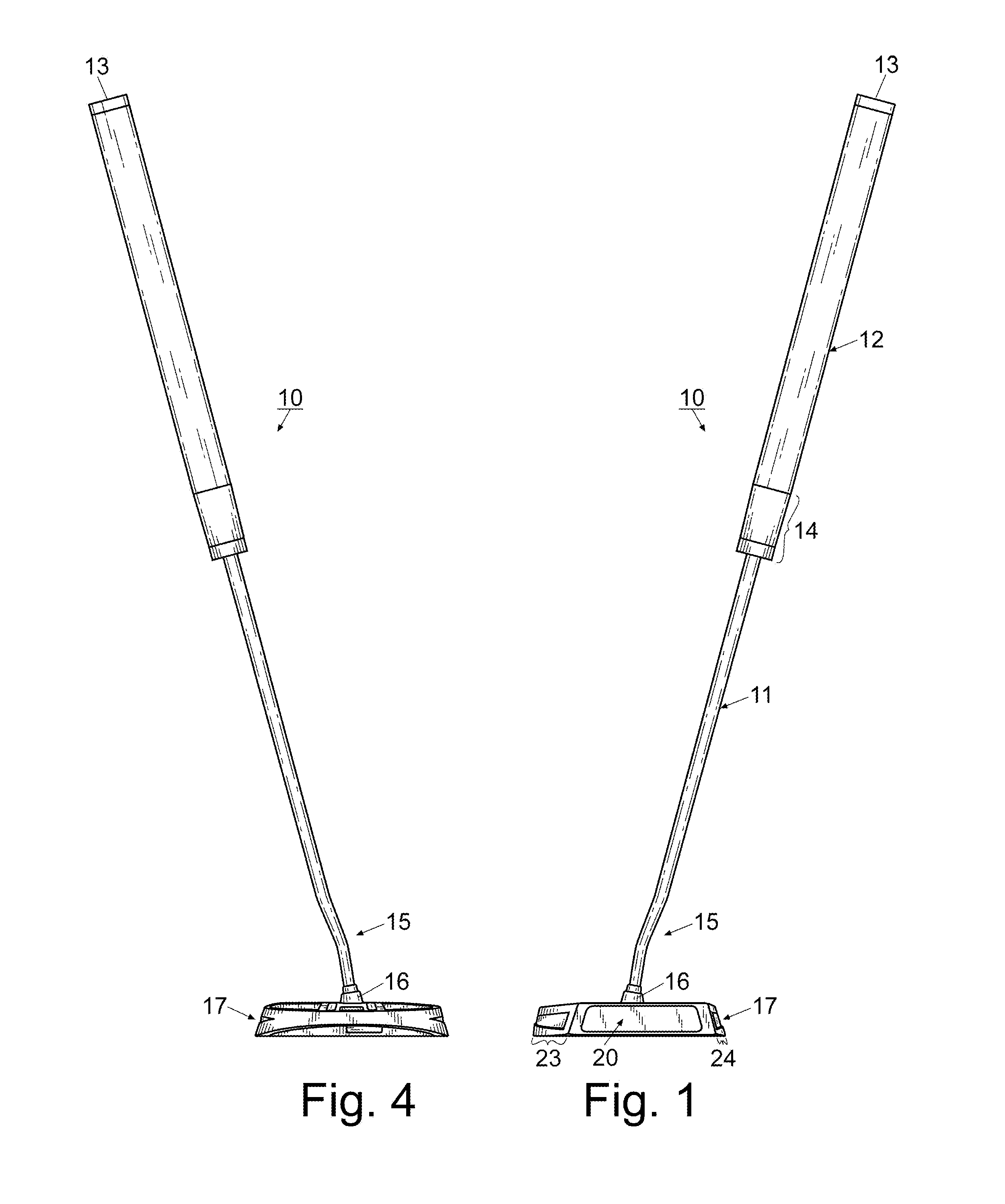 Golf putter and method