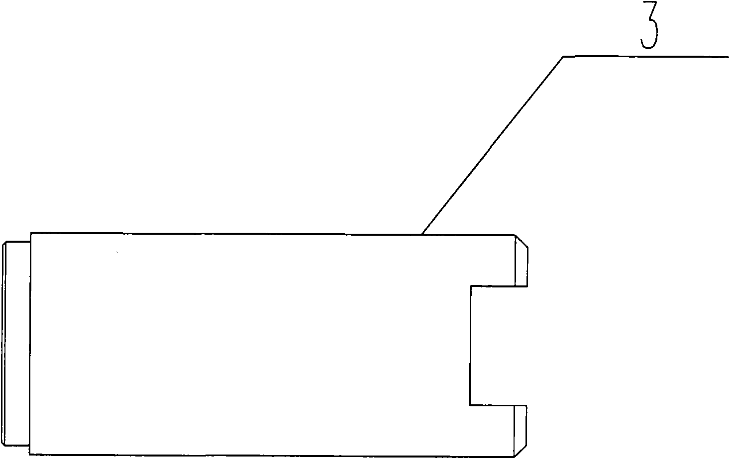 Repairing method for leakage of installation screw hole on installation surface of integration box