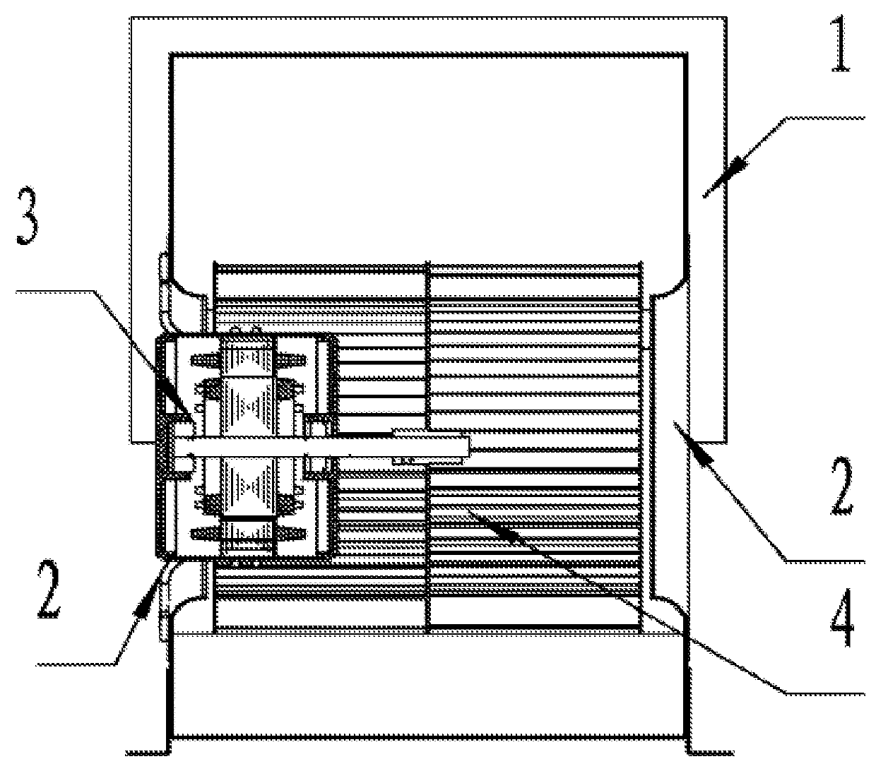 Heat exchanger for an indoor unit of an air conditioner