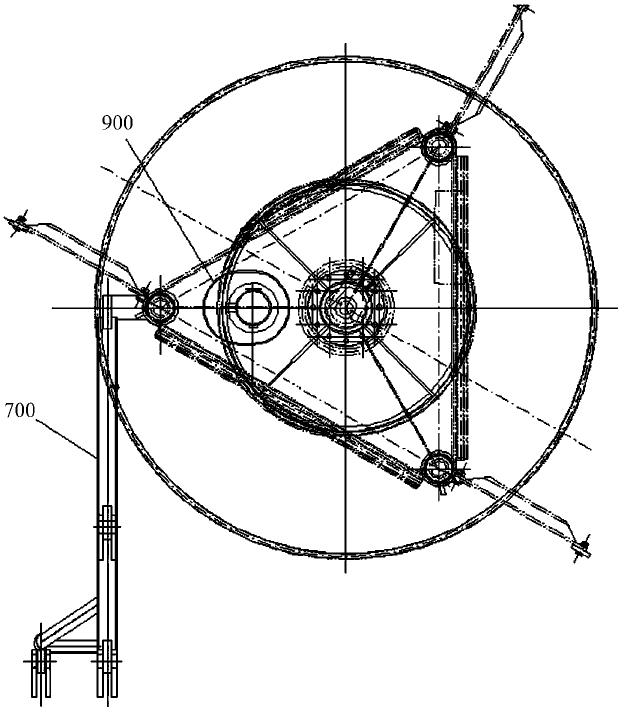 Environment-friendly overflow barrel equipment of drag suction dredger