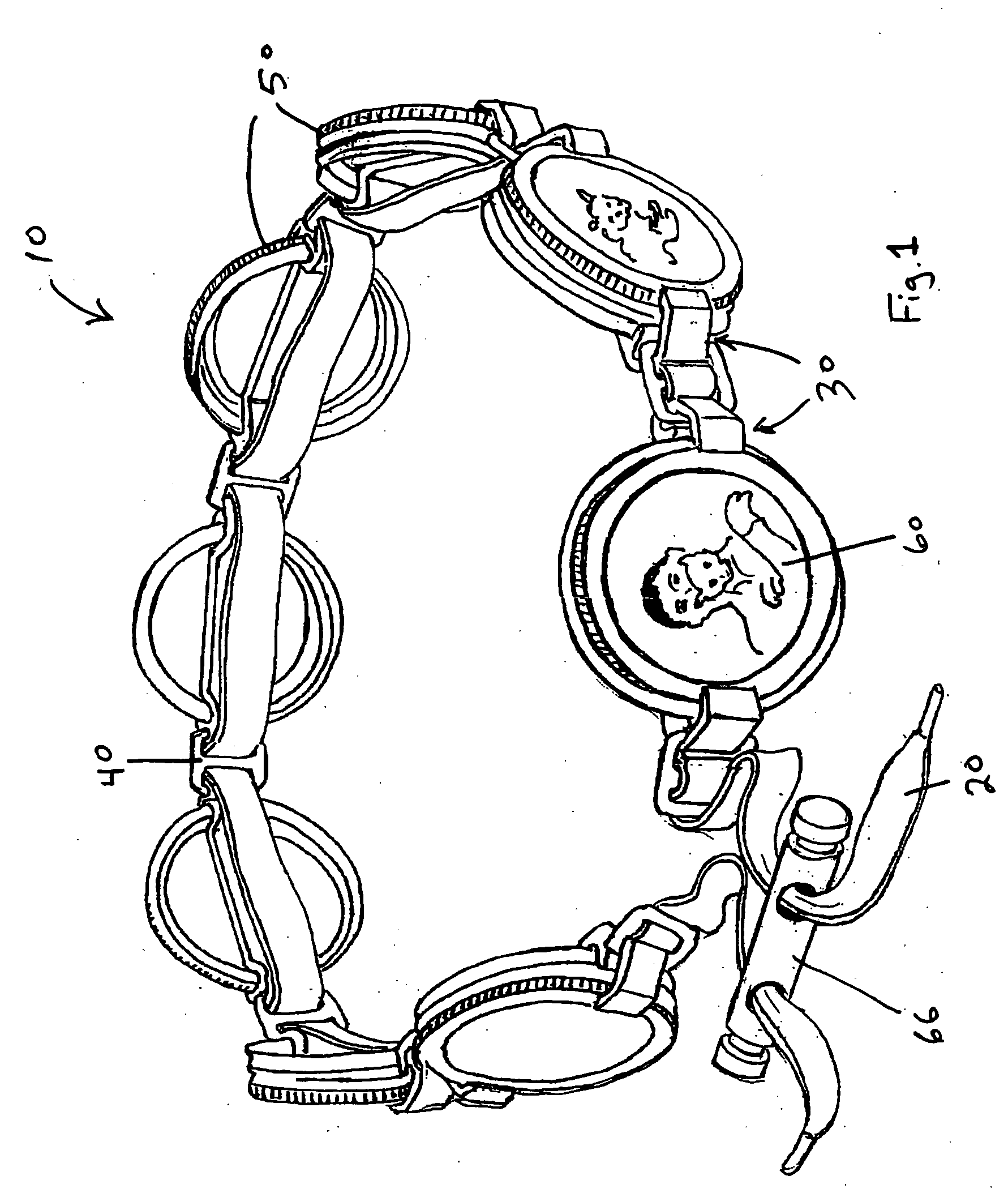 Canning screw band charm clip and assembly