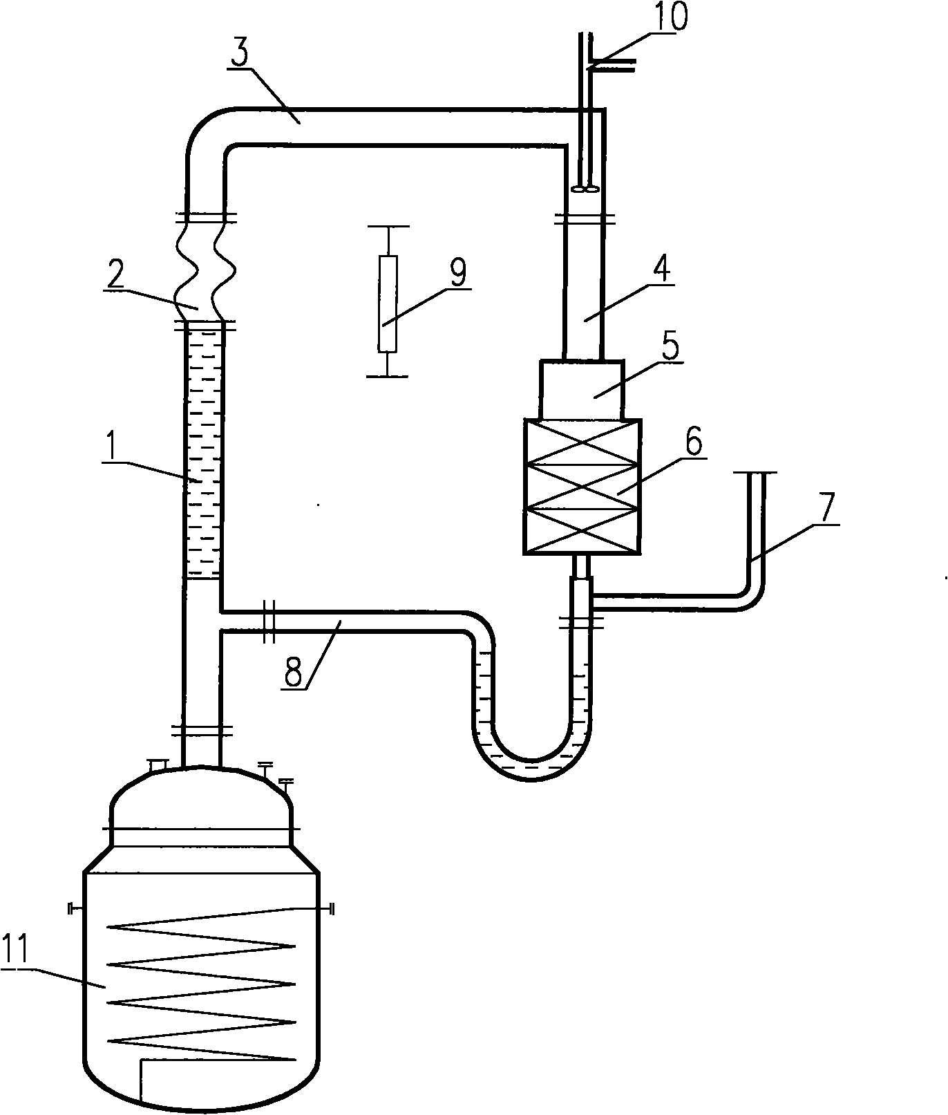 Method of preparing chloropinacolone by gas-phase photocatalysis chlorination and special device thereof