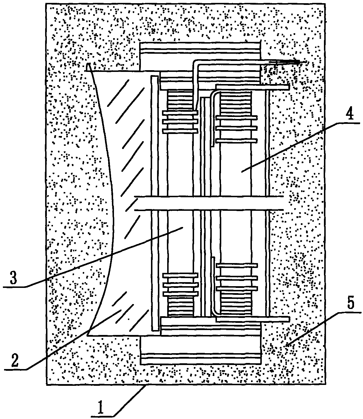 Gas insulating transformer