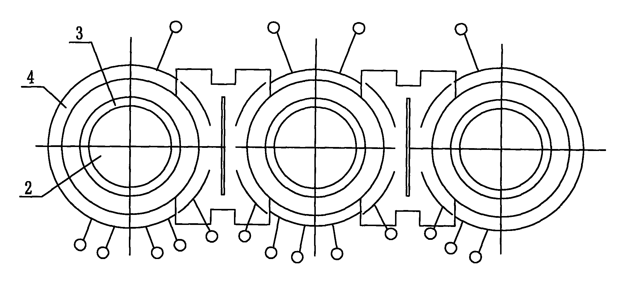 Gas insulating transformer