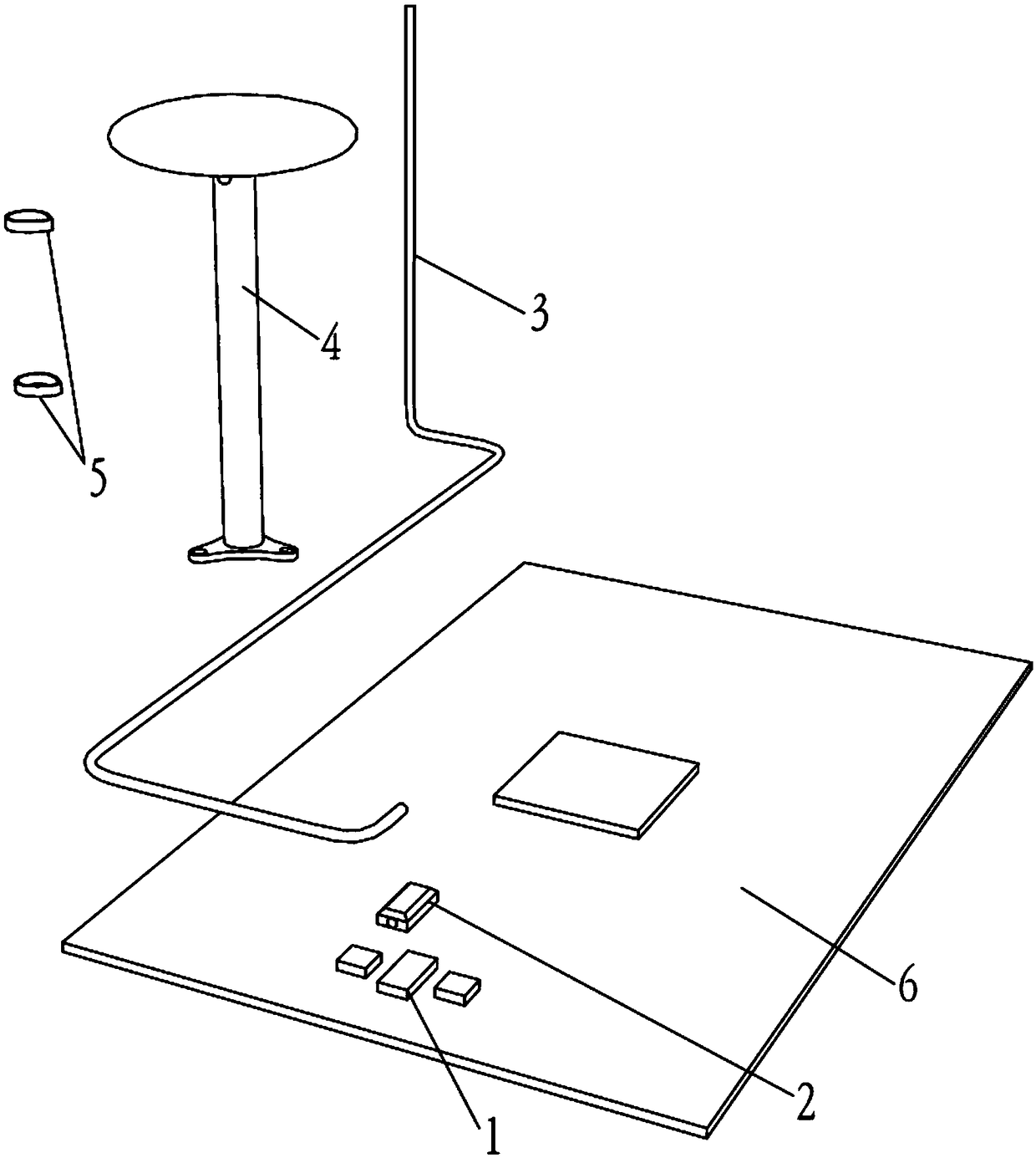 Barometric height detection device and UAV (unmanned aerial vehicle)