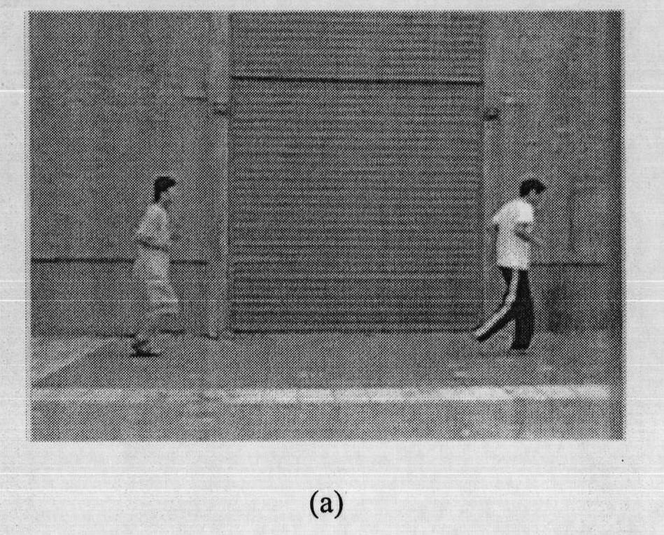 Multi-camera cooperative character tracking method in complex scene