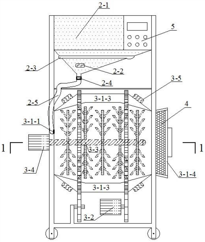 Indoor mixer for asphalt mixture