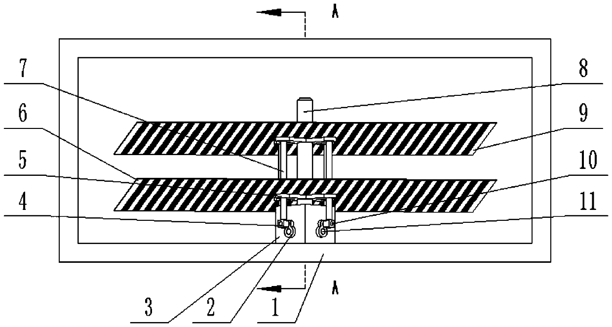 A driving mechanism for corn grain cleaning screen