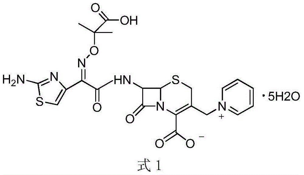 Method for preparing ceftazidime by one-pot process