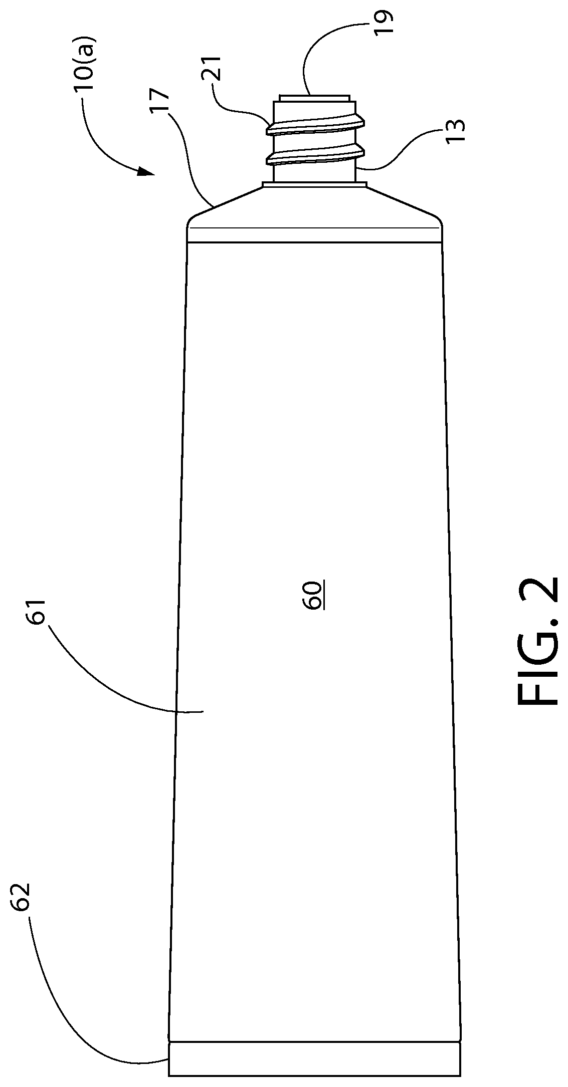 Packaging tube comprising flavor barrier composition