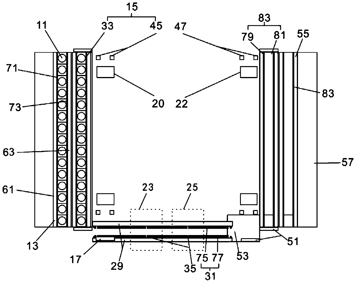 Automatic sampling device for rock pyrolysis instrument