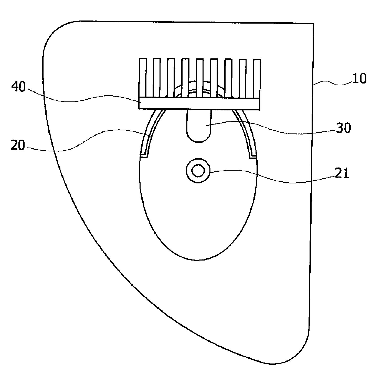 Adaptive Front Light System Having High Heat-Dissipation Efficiency