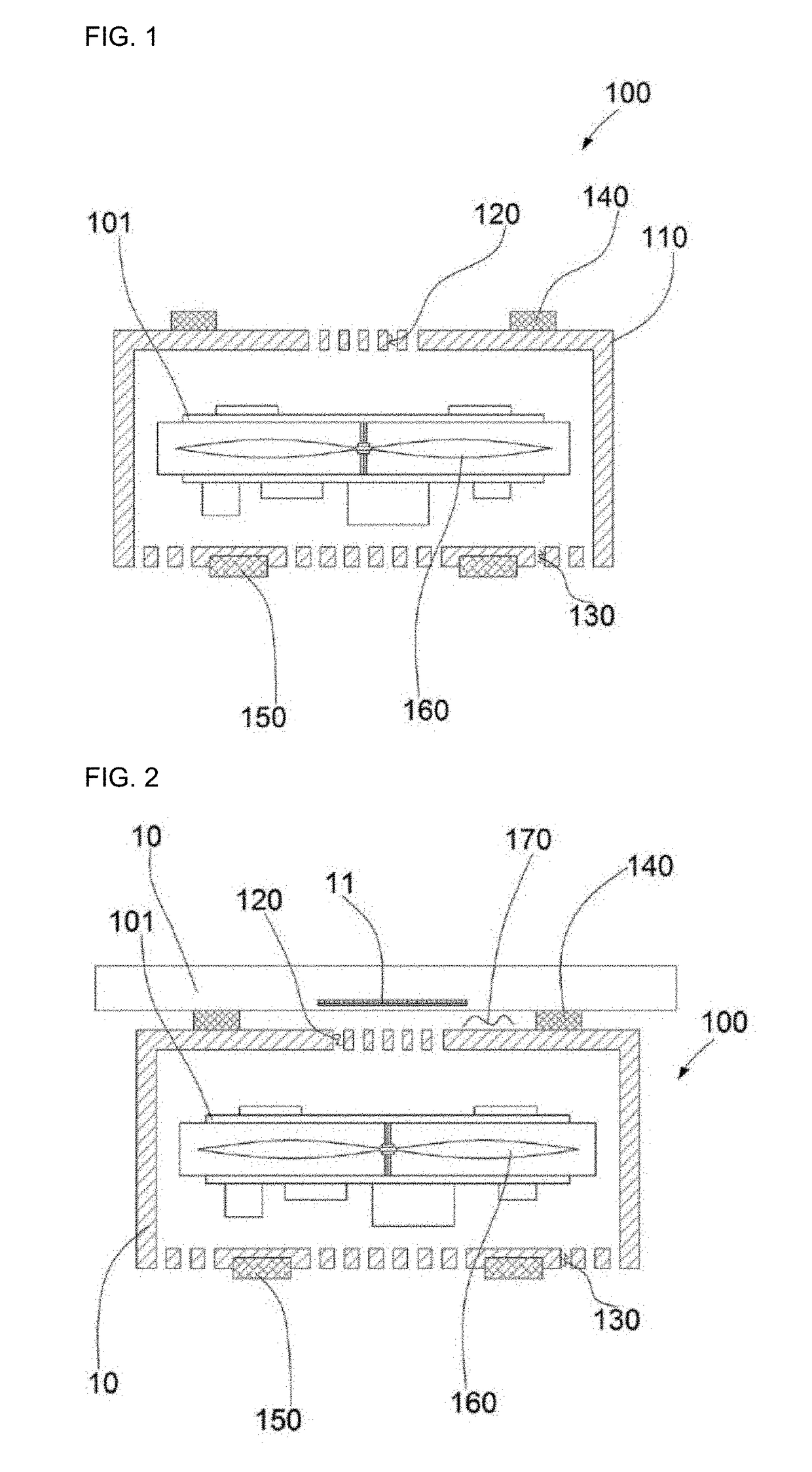 Wireless charger with structure for directly cooling portable terminal