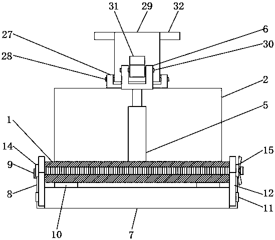 Clamp device for automobile ABS brake valve