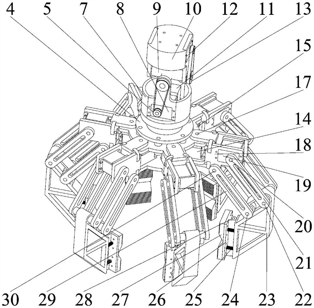 Monocular vision-based six-finger manipulator capable of changing grabbing modes