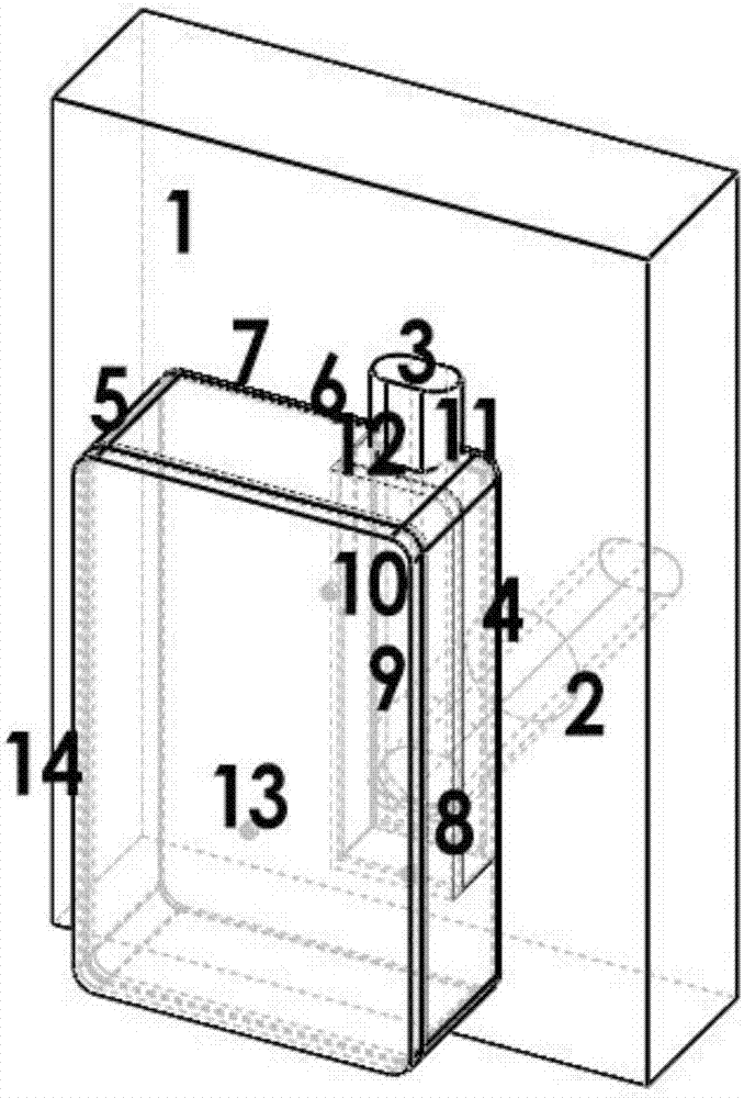 Installation method of wall-mounted purification fresh air blower for ventilation through directly shared air conditioner installation hole