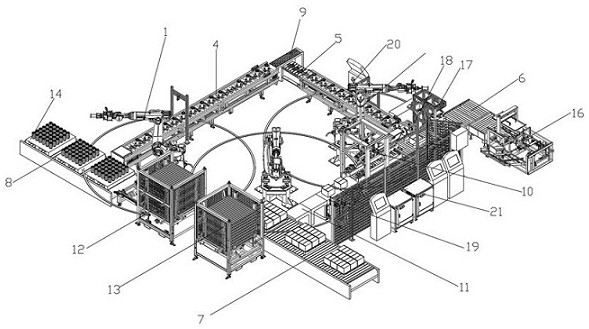 Automatic spool packaging line