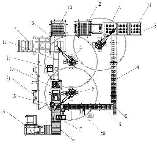 Automatic spool packaging line