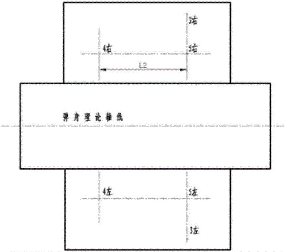 Method for horizontal measurement of guided missile with laser tracker