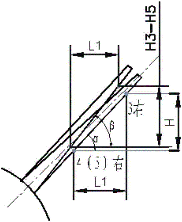 Method for horizontal measurement of guided missile with laser tracker