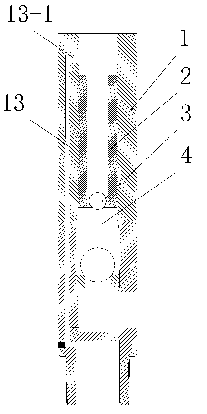 Combined oil well pump for preventing well flushing from polluting oil layer