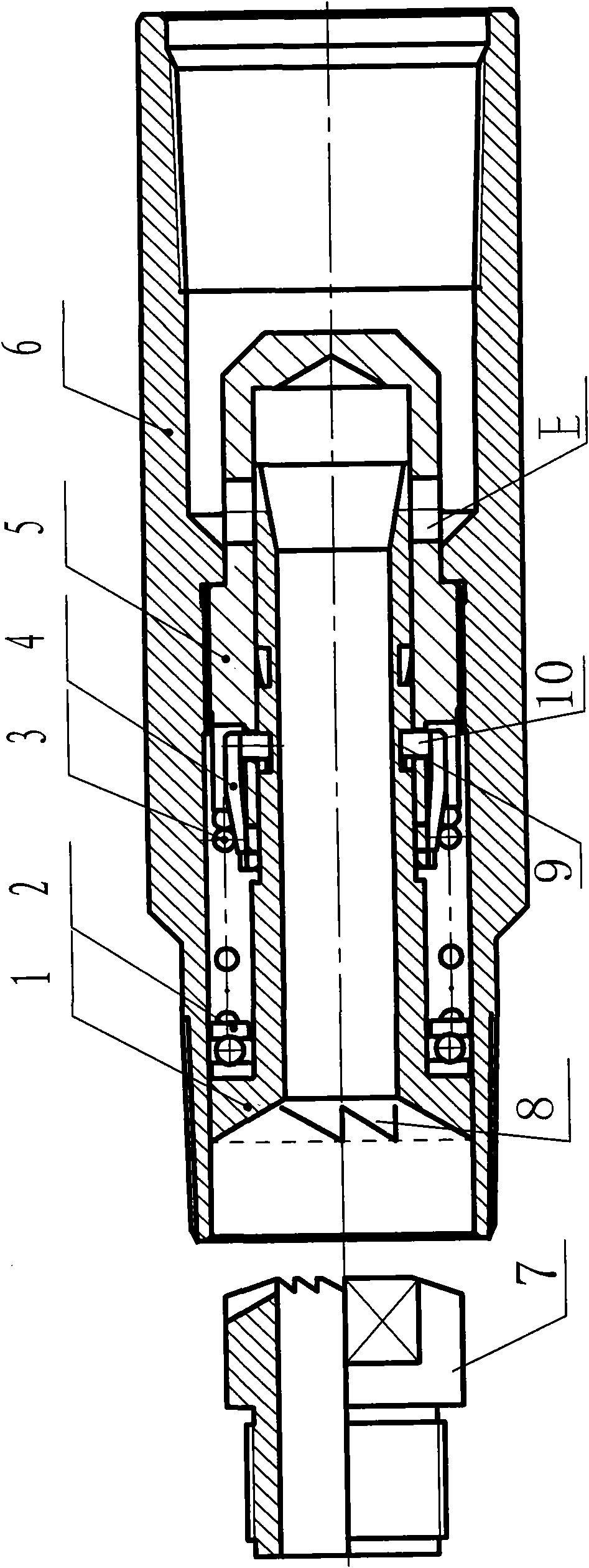 Blowout preventer of rod type defueling pump