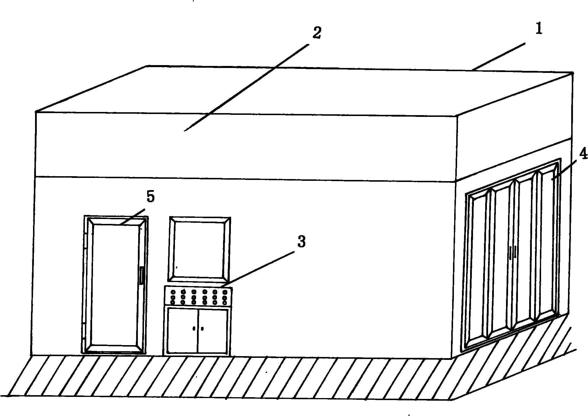 Fully-closed working chamber for vehicle sterilization, disinfection and deflavour