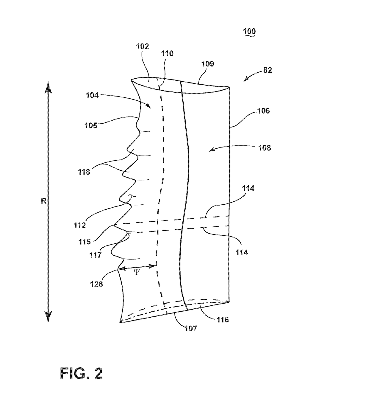 Airfoil assembly with leading edge element