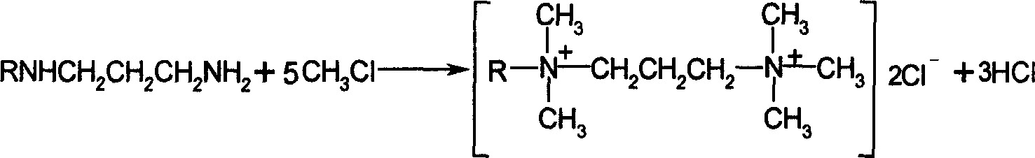 High temp. thicking oil viscosity reducing agent and preparation process thereof