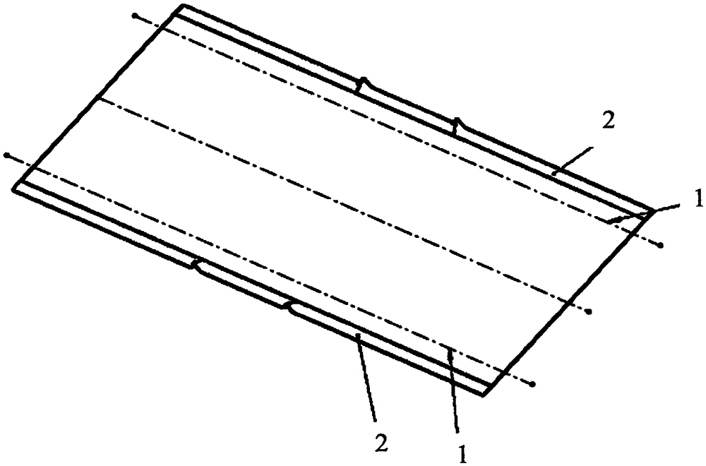 Overfeeding type thin film drawing process