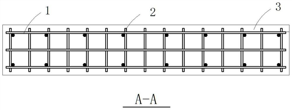 Concrete shear wall with high shear performance and fiber reinforced composite grid reinforcement